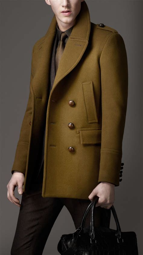 burberry peacoat for men|burberry winter coats for men.